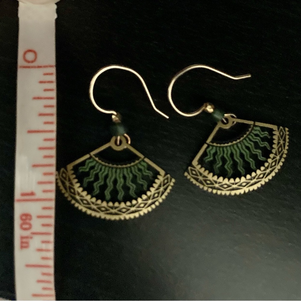 Fan earrings - Picture 5 of 5